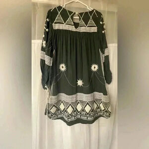Free People New Romantics dress embroidered